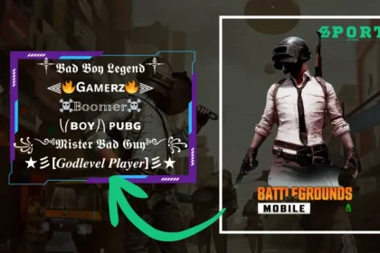 BGMI ID Name Style for Boy