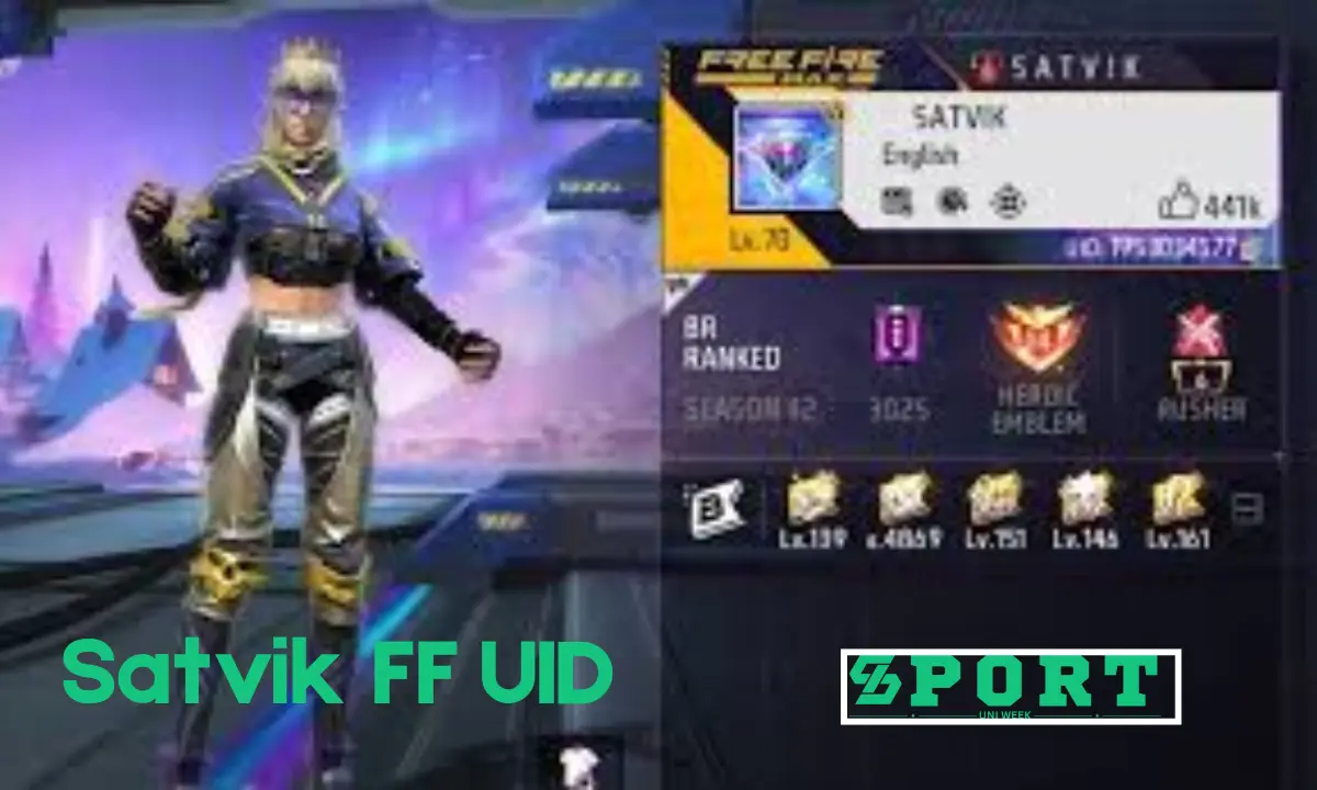 Satvik FF UID, ID, Stats, K/D Ratio, Headshots, Income & More ...