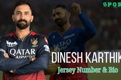 Dinesh Karthik Jersey Number