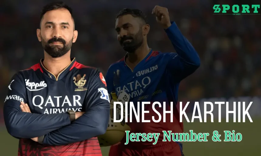 Dinesh Karthik Jersey Number