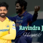Ravindra Jadeja Height in Feet
