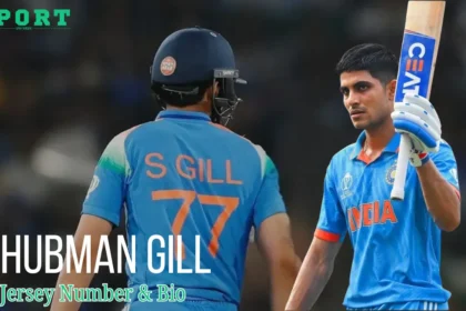 Shubman Gill Jersey Number