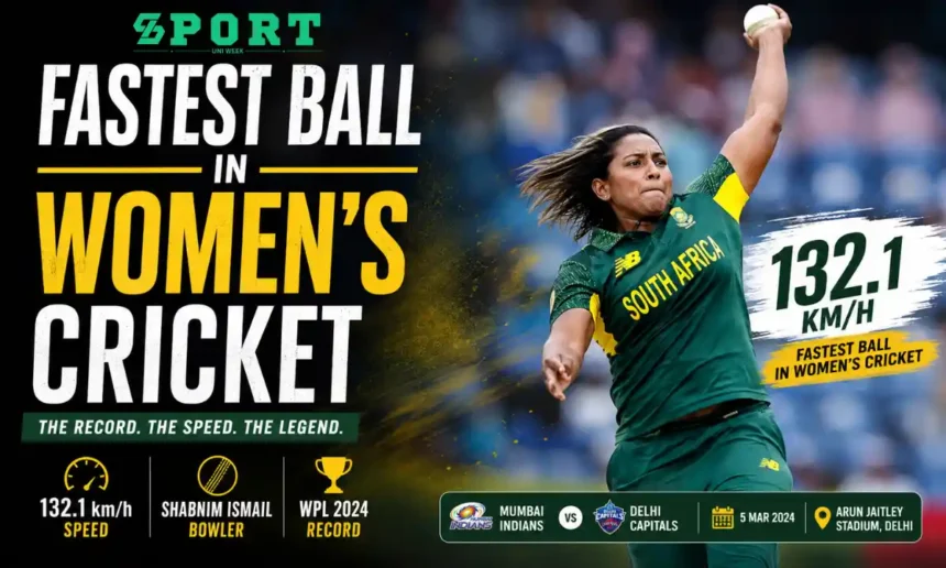 Fastest Ball in Women’s Cricket