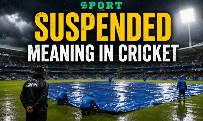 Suspended Meaning in Cricket